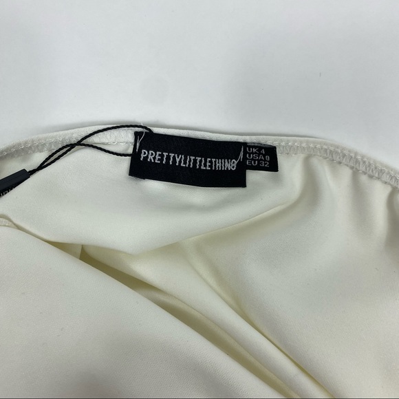Pretty Little Thing White Tux Detail Bodysuit - Picture 11 of 15
